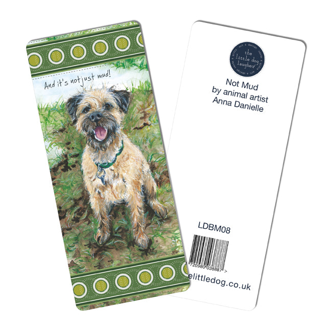Little Dog Laughed Border Terrier Bookmark