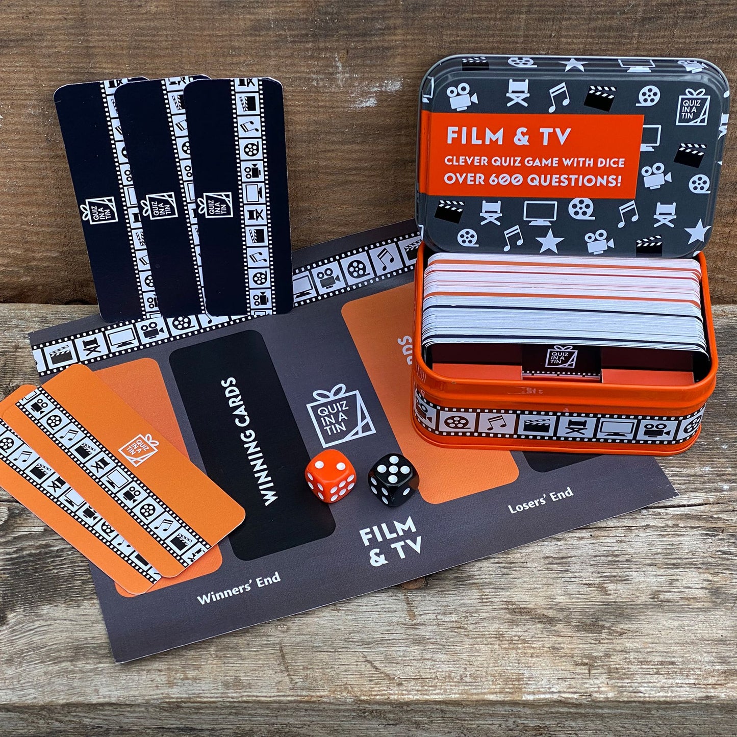 Apples To Pears Film & TV Quiz Kit Gift In A Tin