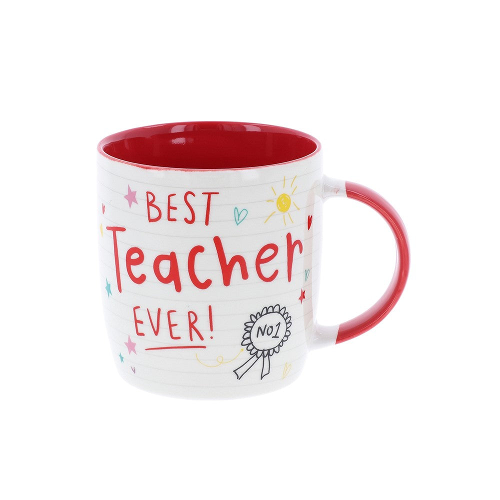 Scribbles Cute Best Teacher Ever Mug