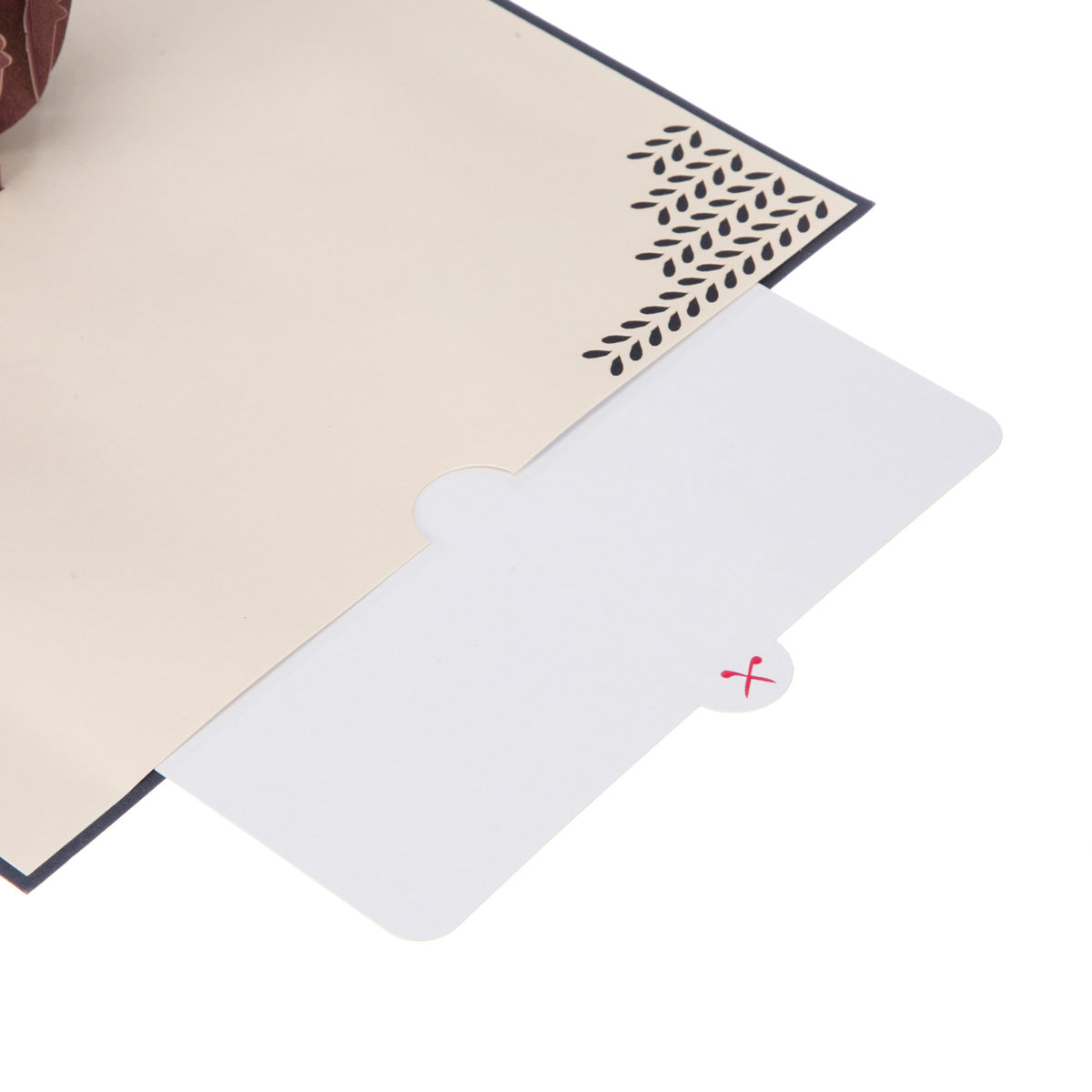 Knitters Come With Strings Knitting Pop Up Greeting Card