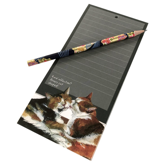 Magnetic Notepad Real Affection Is Always Cat Shaped Little Dog Laughed