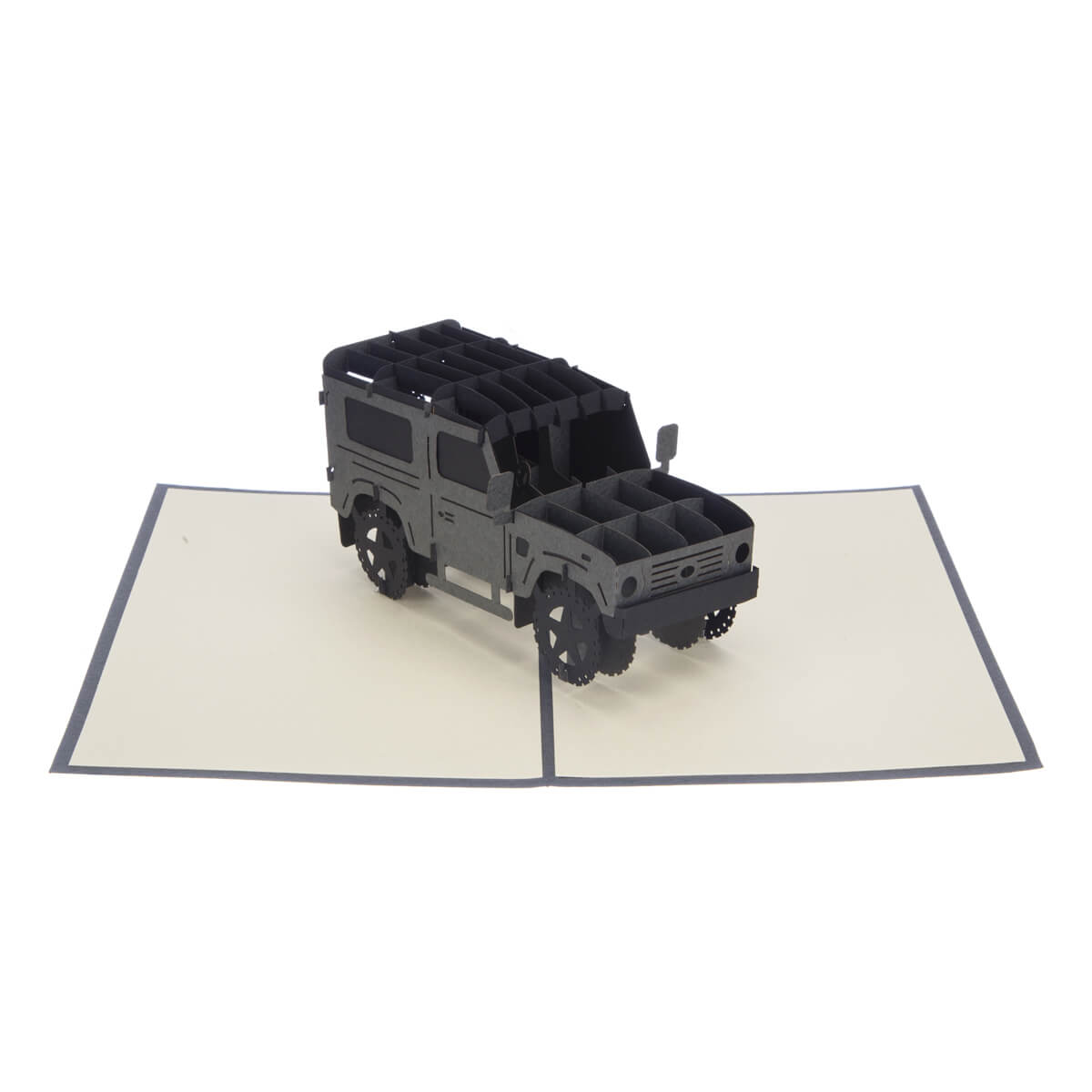Land Rover Pop-Up Any Occasion Greeting Card Blank Inside