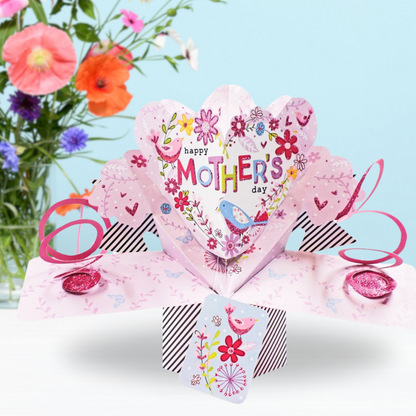 Happy Mother's Day Pretty Pop-Up Greeting Card