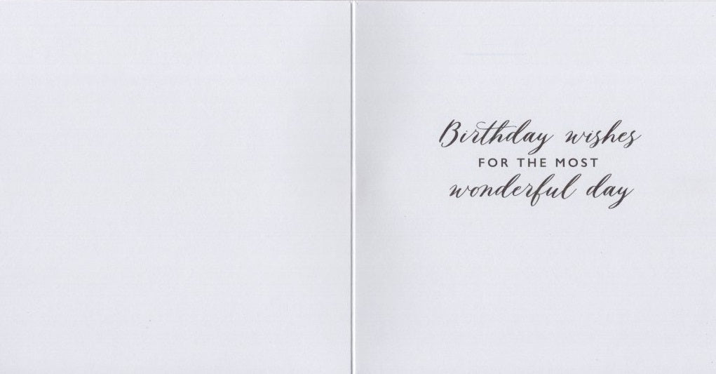 F Is For Fabulous Friend Flamingo Gold Foiled Birthday Greeting Card