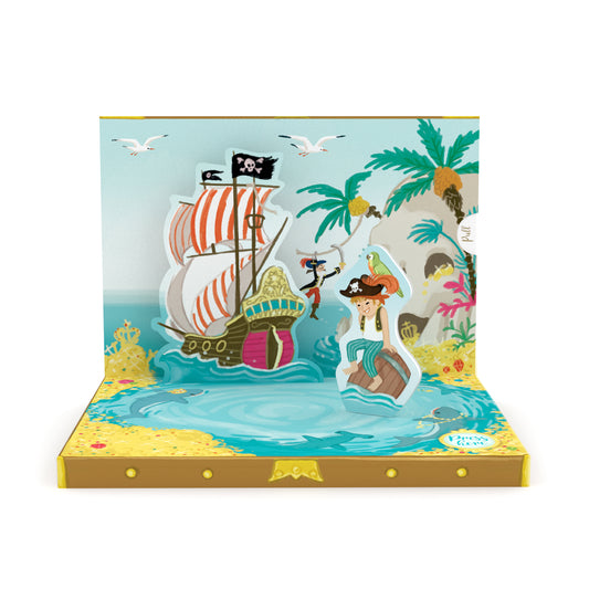 Pirate Adventures Music Box Card Novelty Dancing Musical Greeting Card