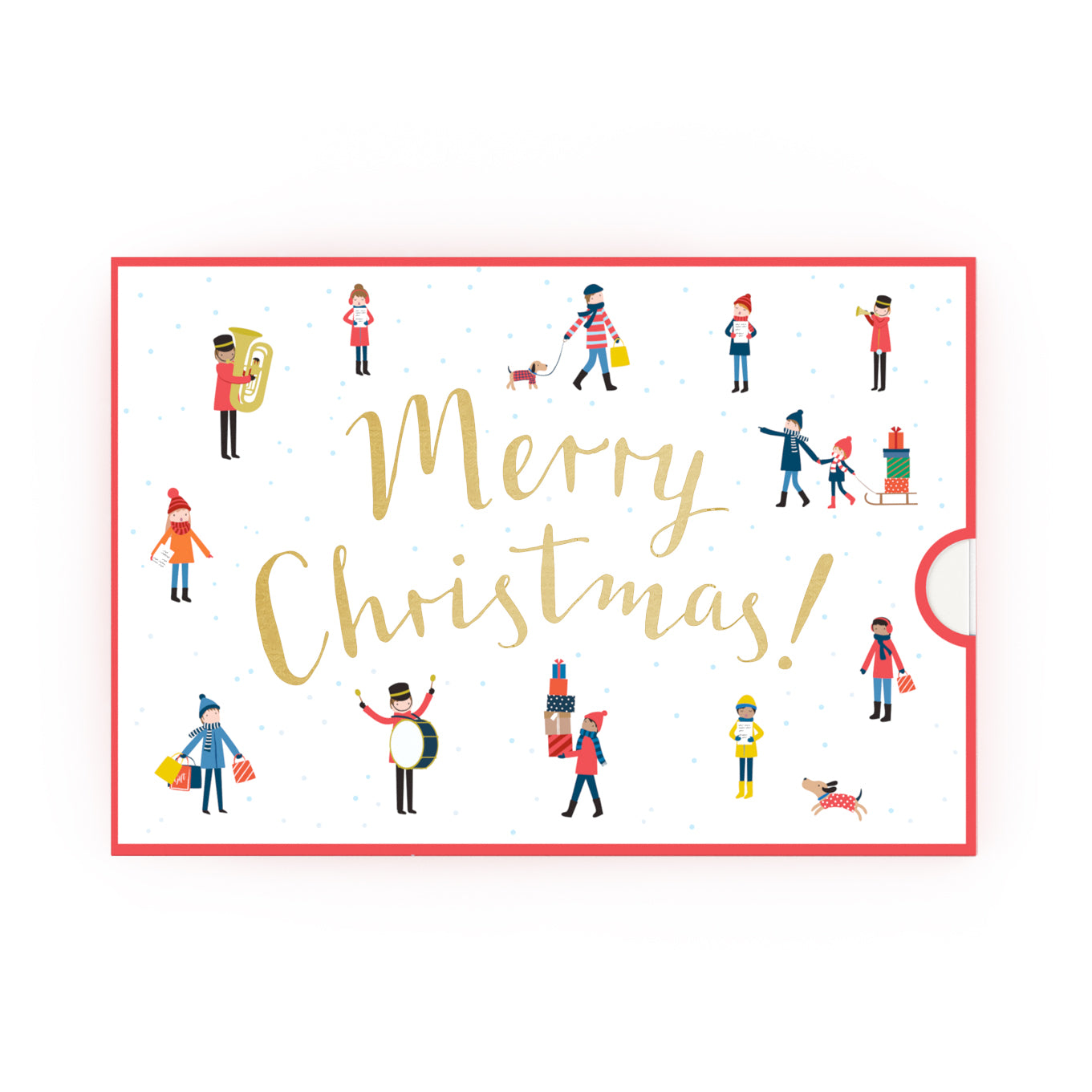Christmas Town Music Box Card Novelty Dancing Musical Christmas Card
