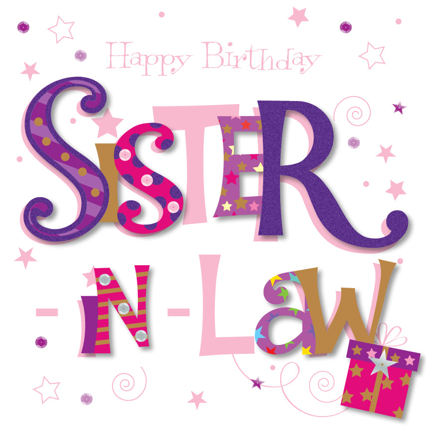 Sister-In-Law Happy Birthday Greeting Card