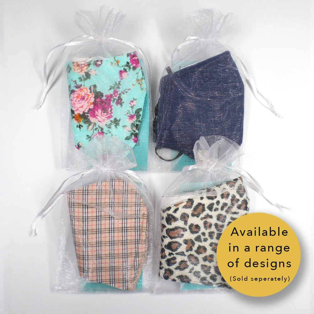 Fashionable Fabric Honey Leopard Print Face Mask Durable & Reusable