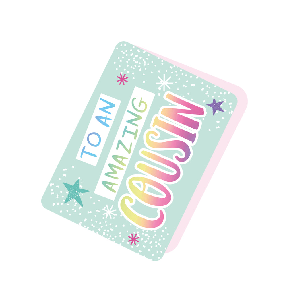 TO AN AMAZING COUSIN Green Tag