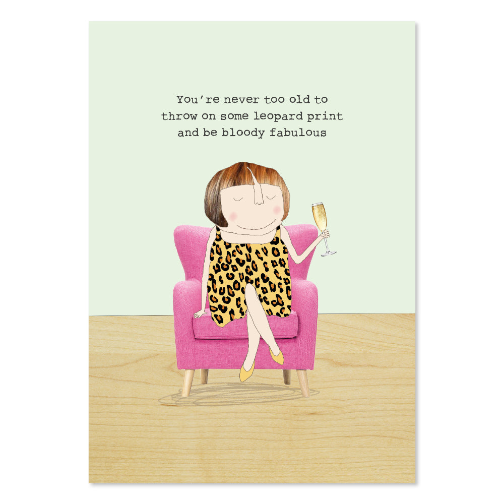 Rosie Made A Thing Bloody Fabulous A4 Art Print