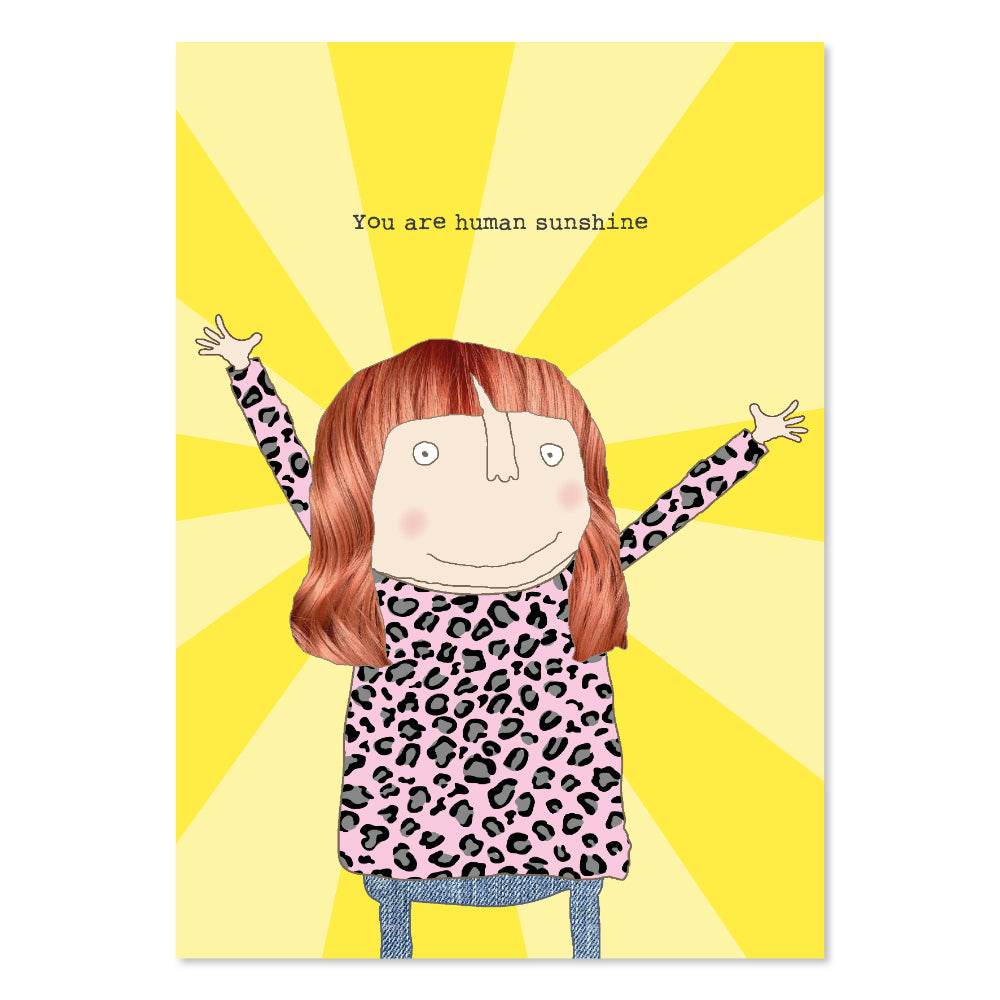 Rosie Made A Thing Human Sunshine A4 Art Print