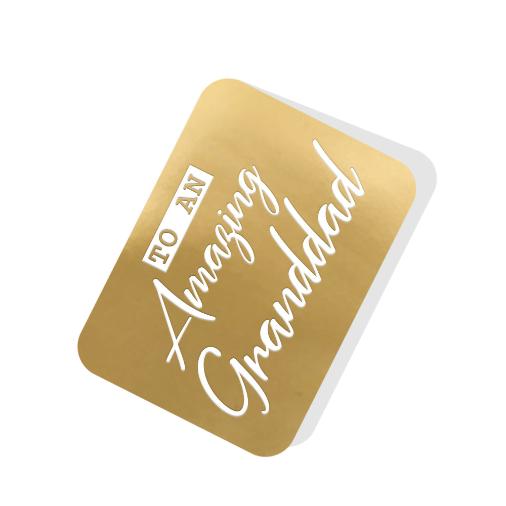 To an Amazing Granddad Gold Tag