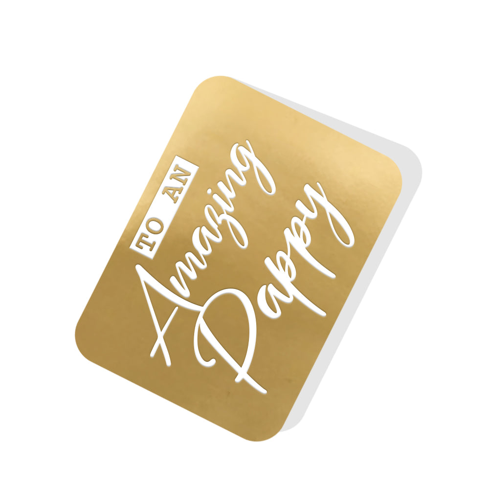 To an Amazing Pappy Gold Tag