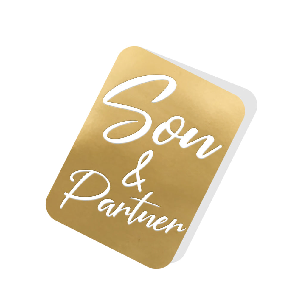 Son & Partner Gold Tag