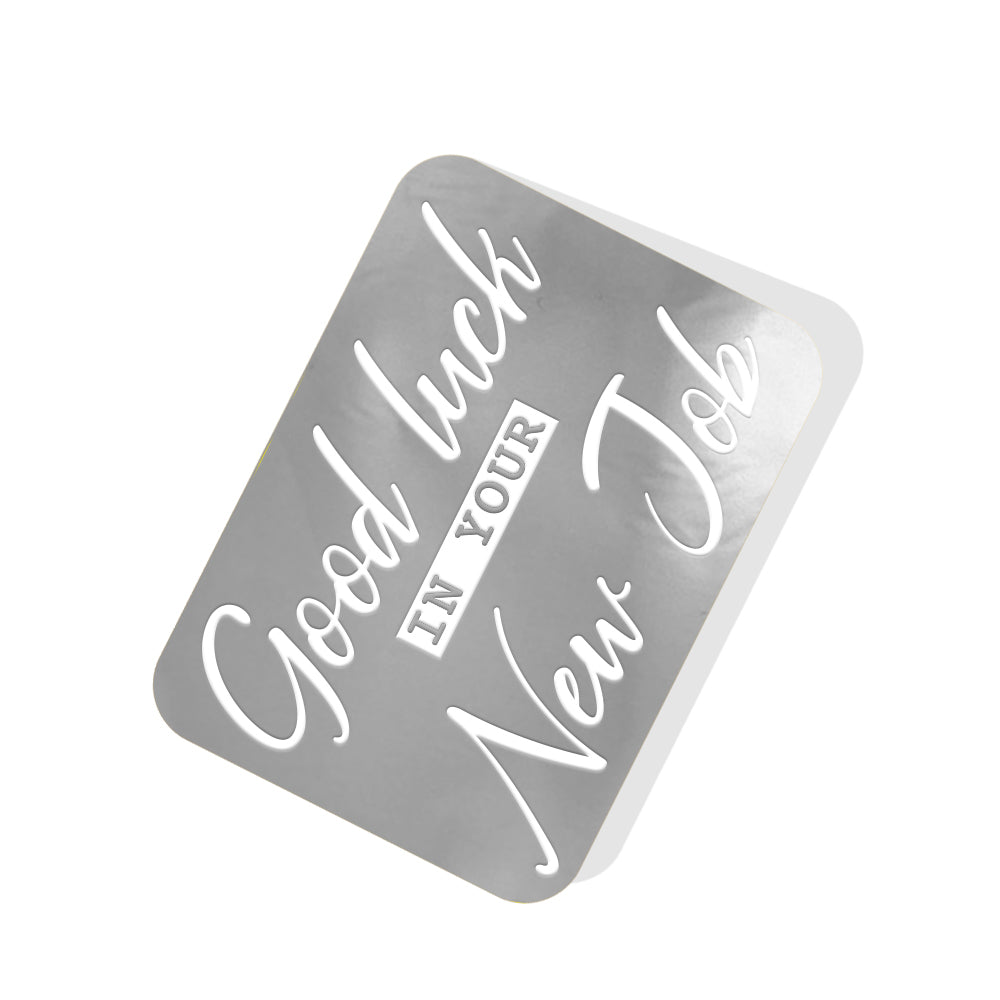 Good Luck in your New Job Silver Tag