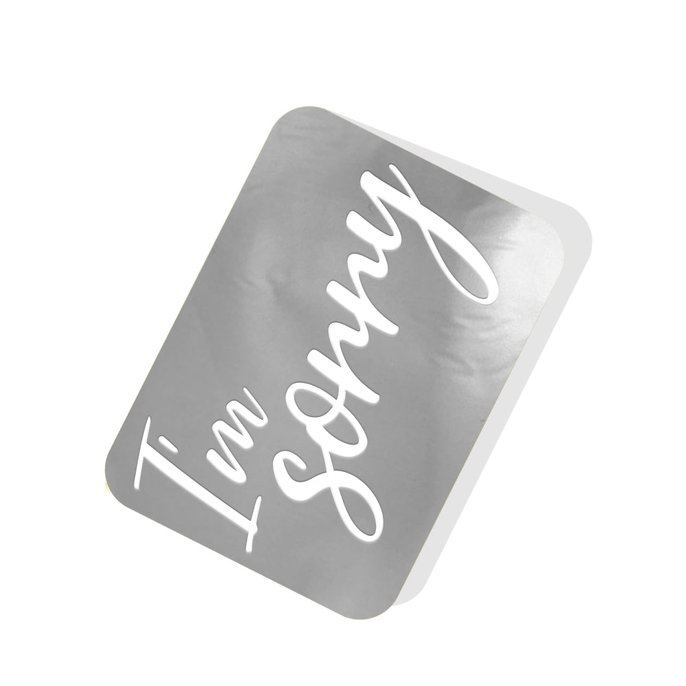 I'm sorry Silver Tag
