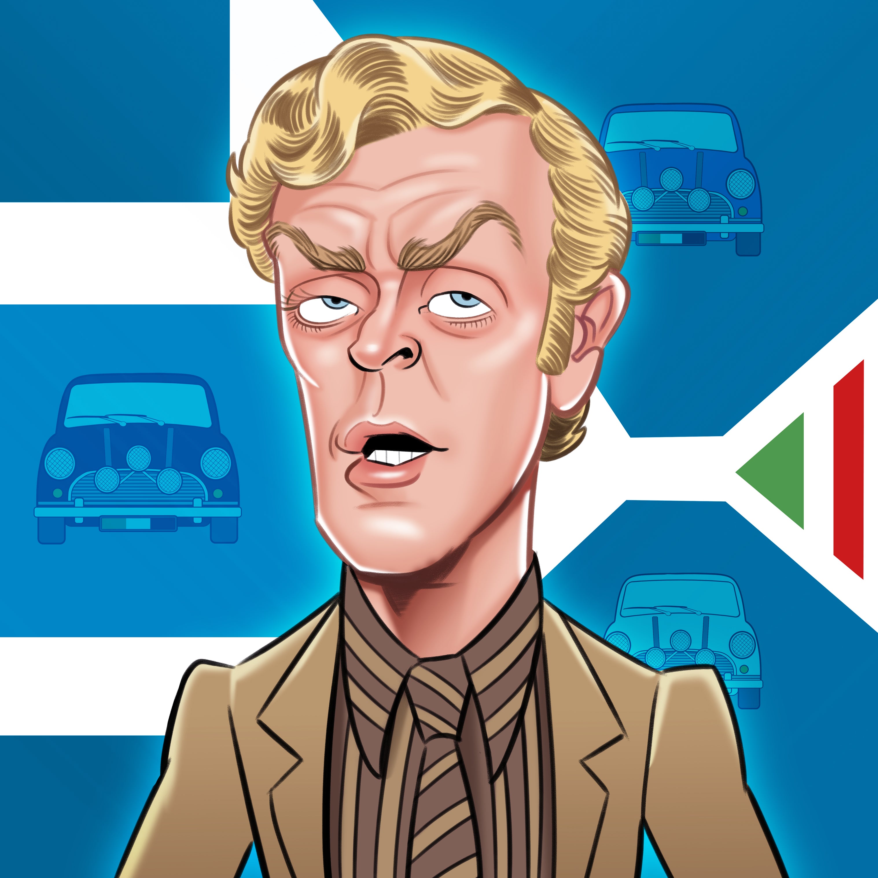 Michael Caine Birthday Greeting Sound Card Blank Inside – Love Kate’s