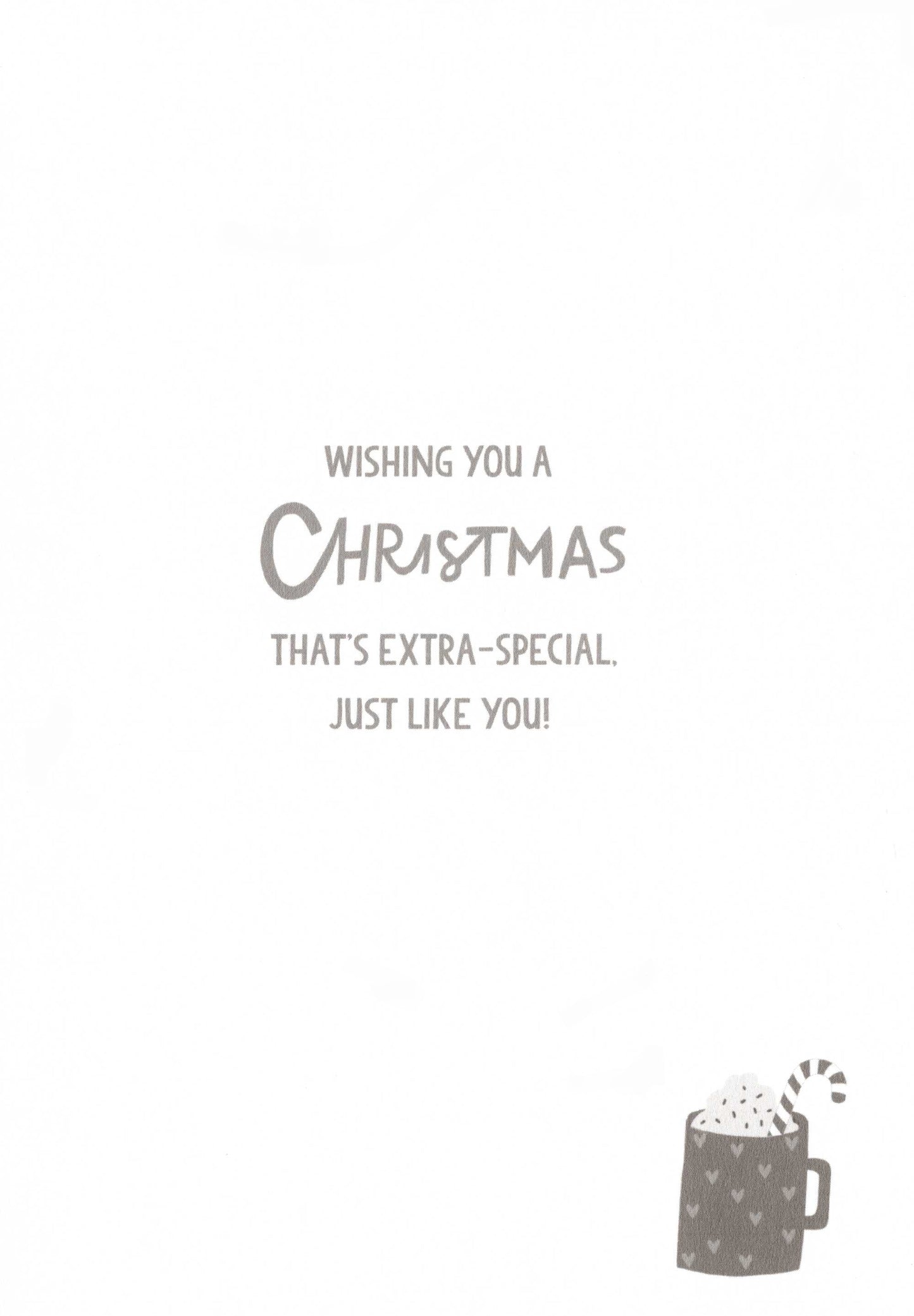 To A Wonderful Godchild Fun Hand-Finished Christmas Card