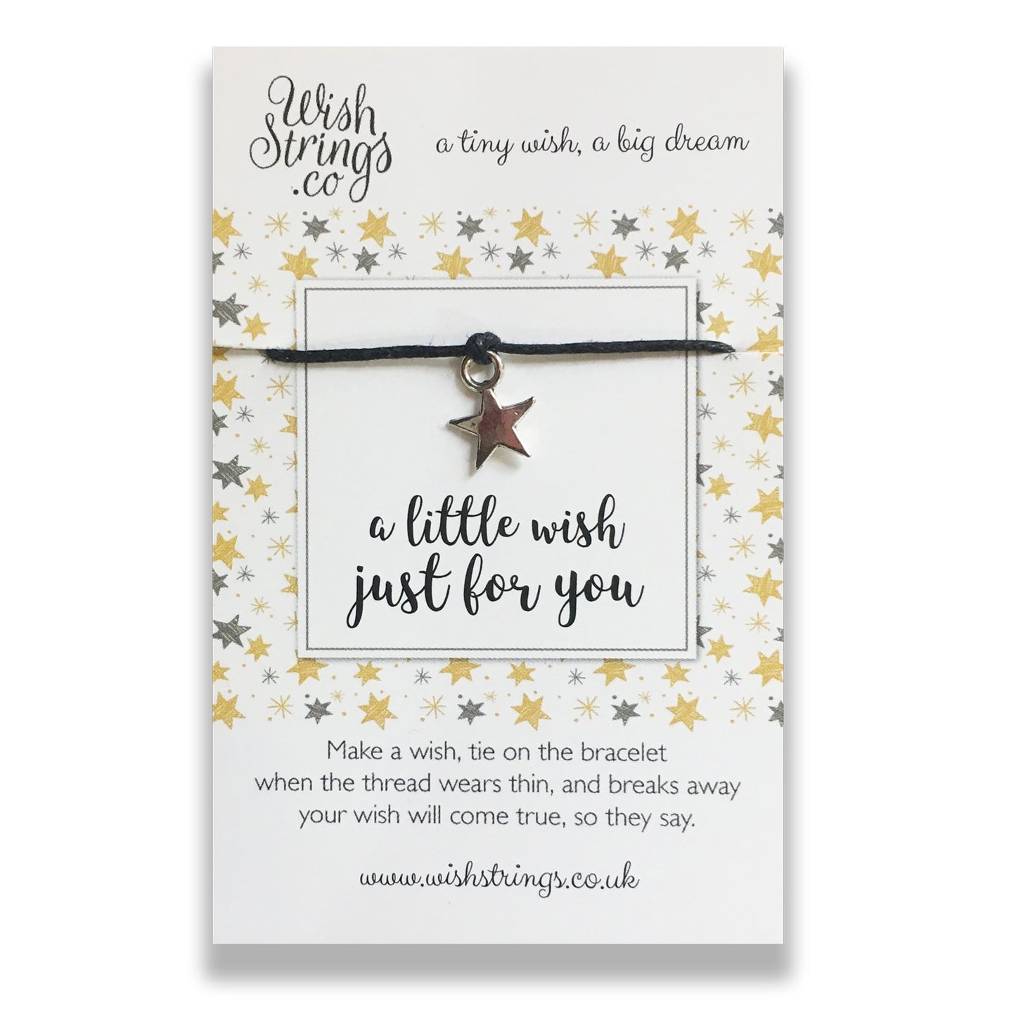 Little Wish Just For You Wish String Bracelet With Lucky Charm