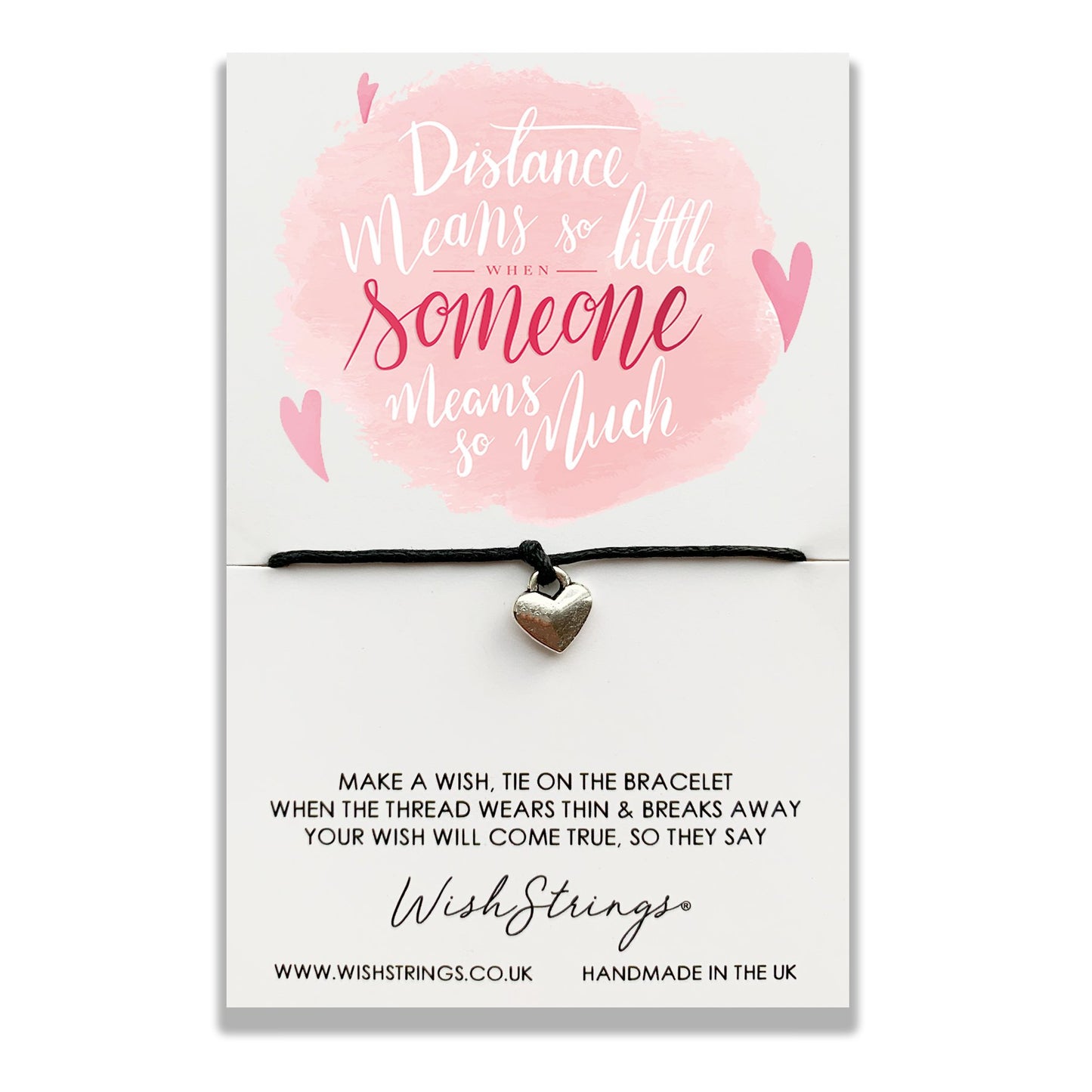 Someone Wish String Bracelet With Lucky Charm