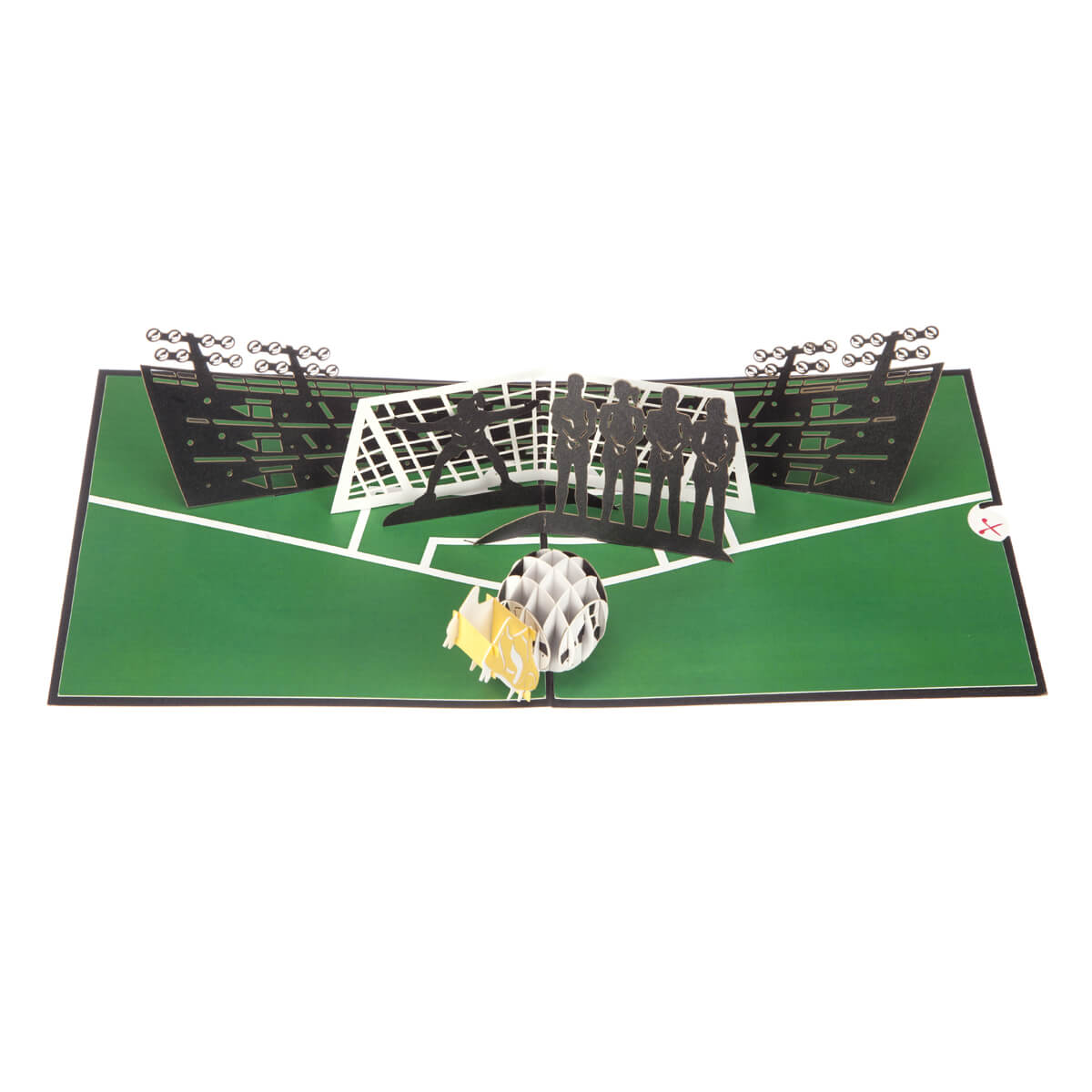 Women's Football Team Pop Up Greeting Card