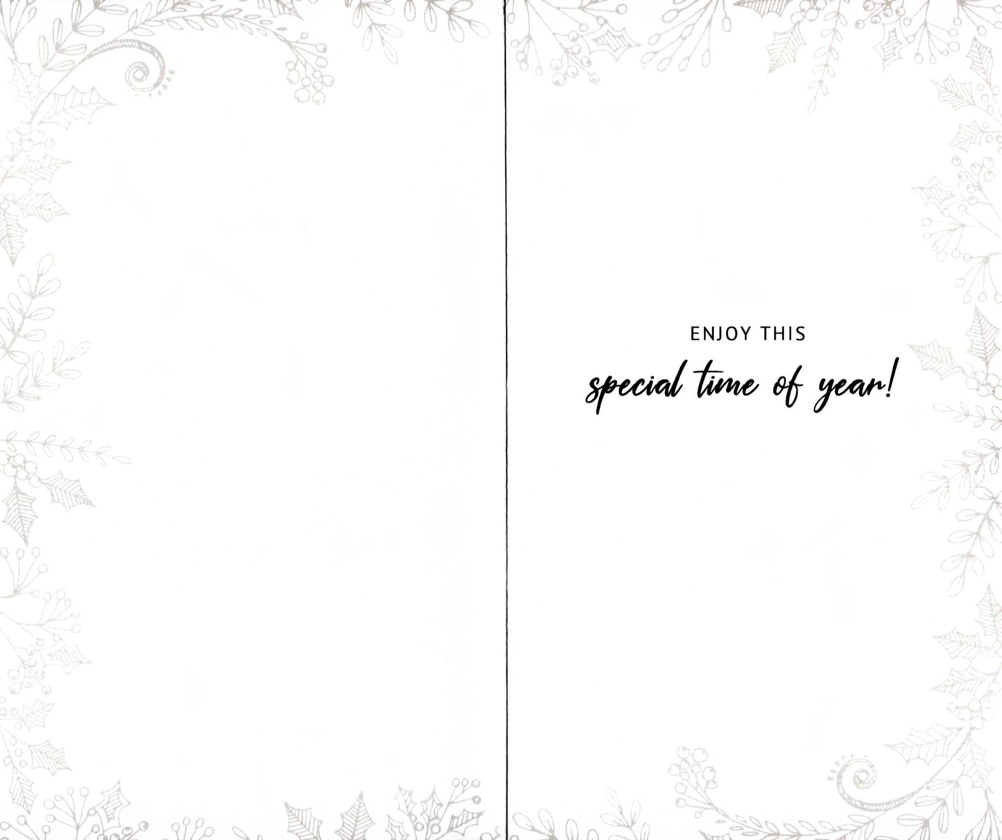 Brother Festive Tipple Embellished Christmas Card Hand-Finished