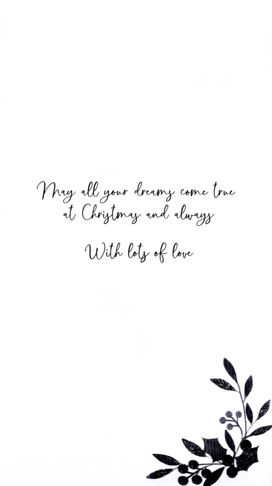 Granddaughter Unicorn Embellished Christmas Card Hand-Finished