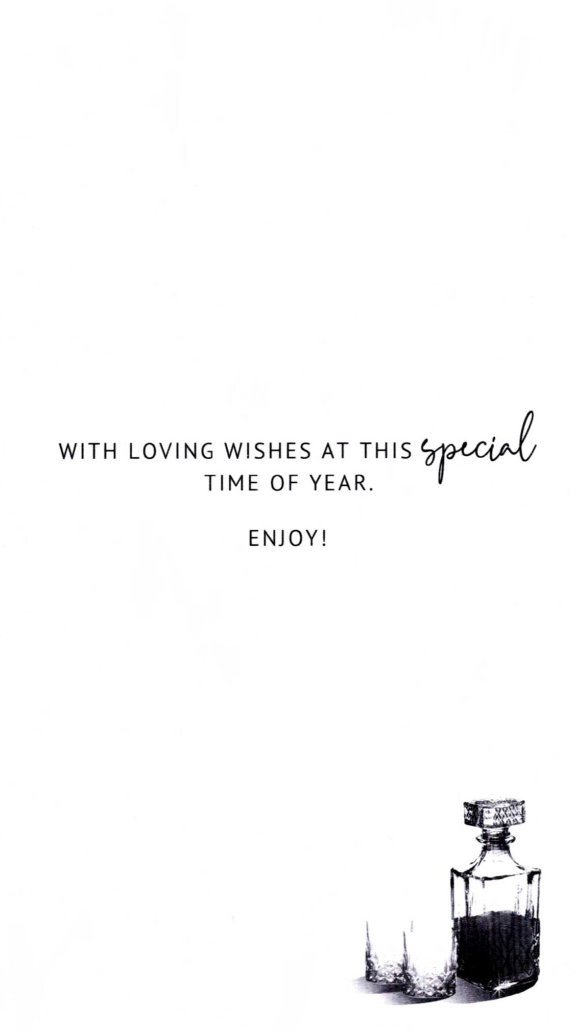 Grandson Xmas Spirt Embellished Christmas Card Hand-Finished