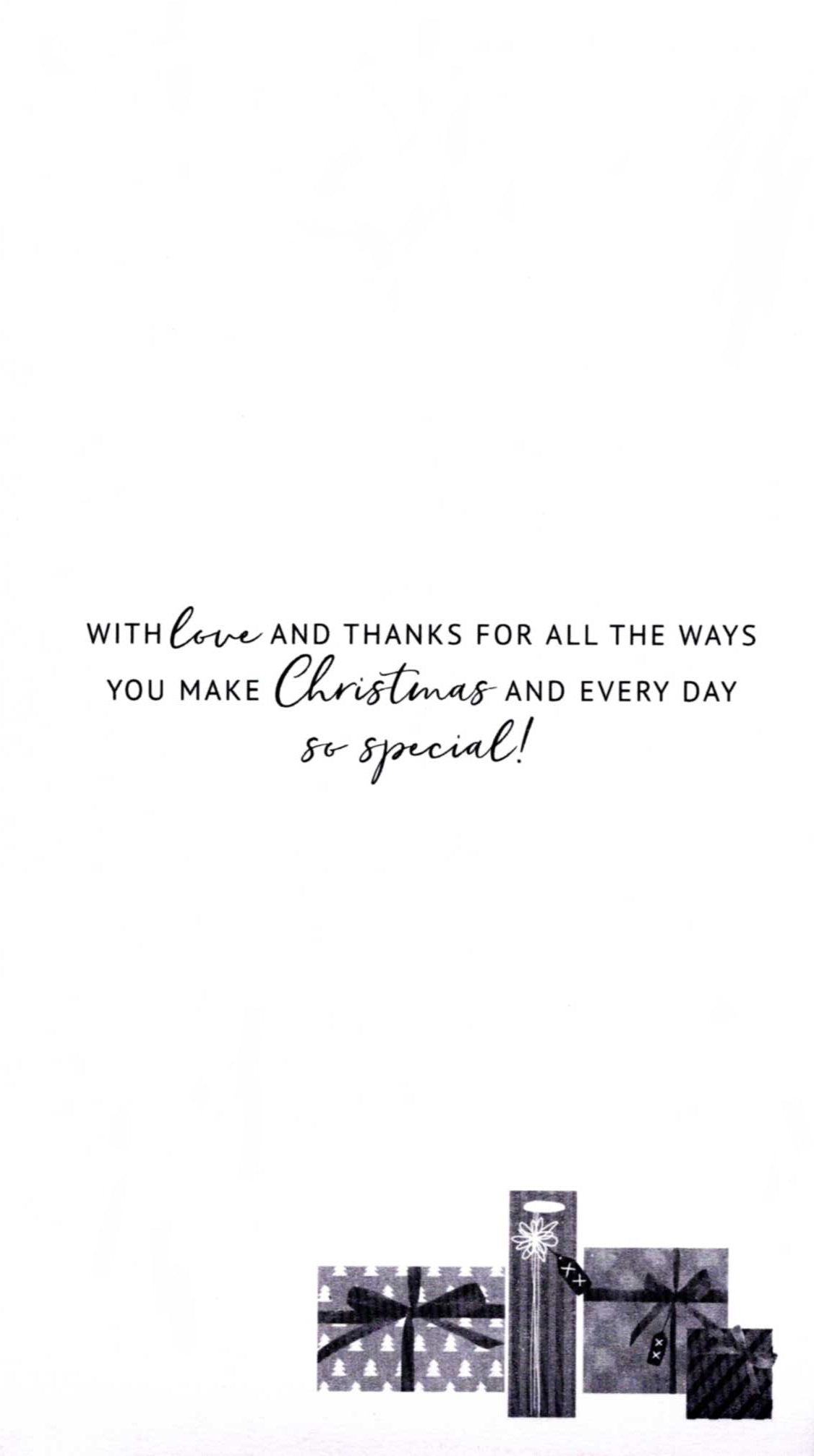 The Best Mum & Dad Embellished Christmas Card Hand-Finished