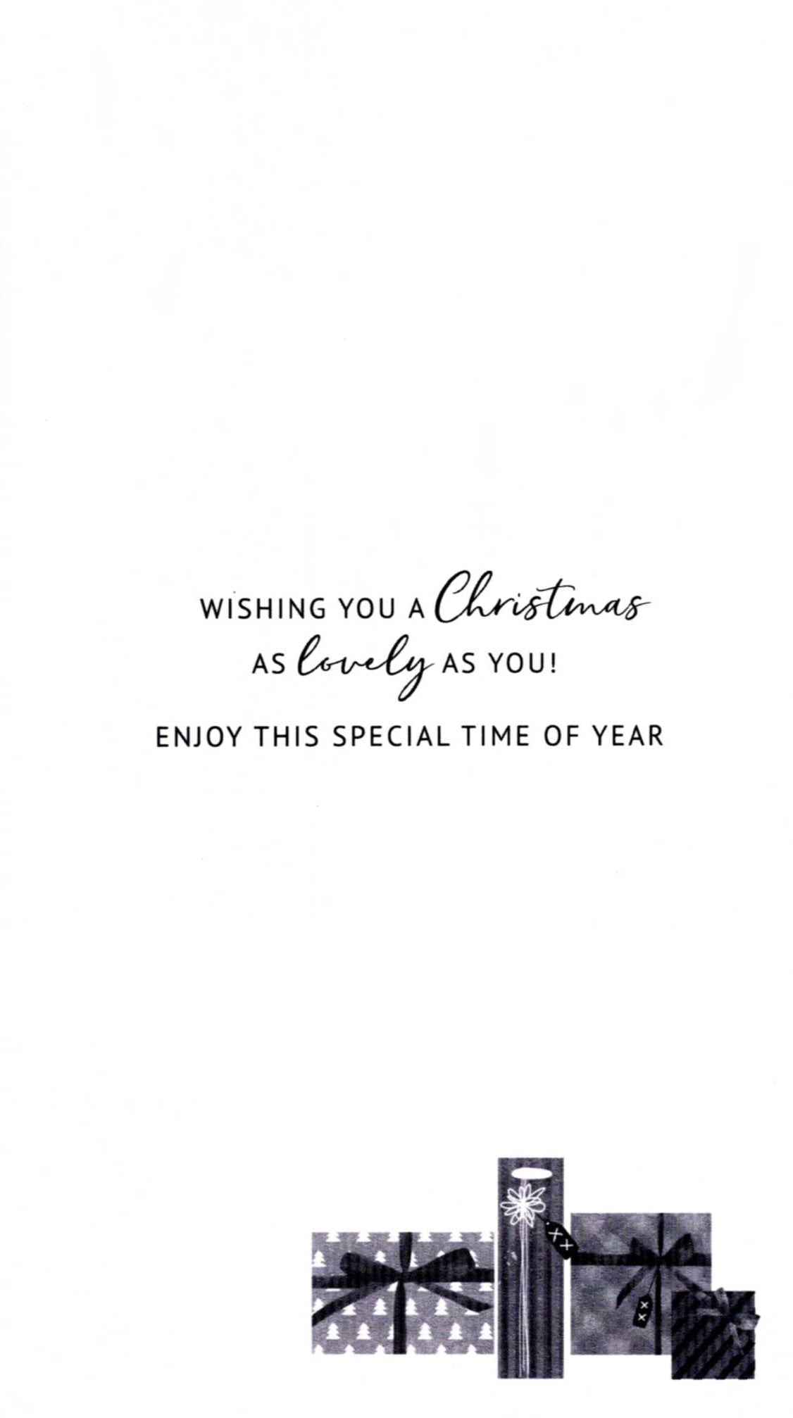 Fabulous Sister Heels Embellished Christmas Card Hand-Finished