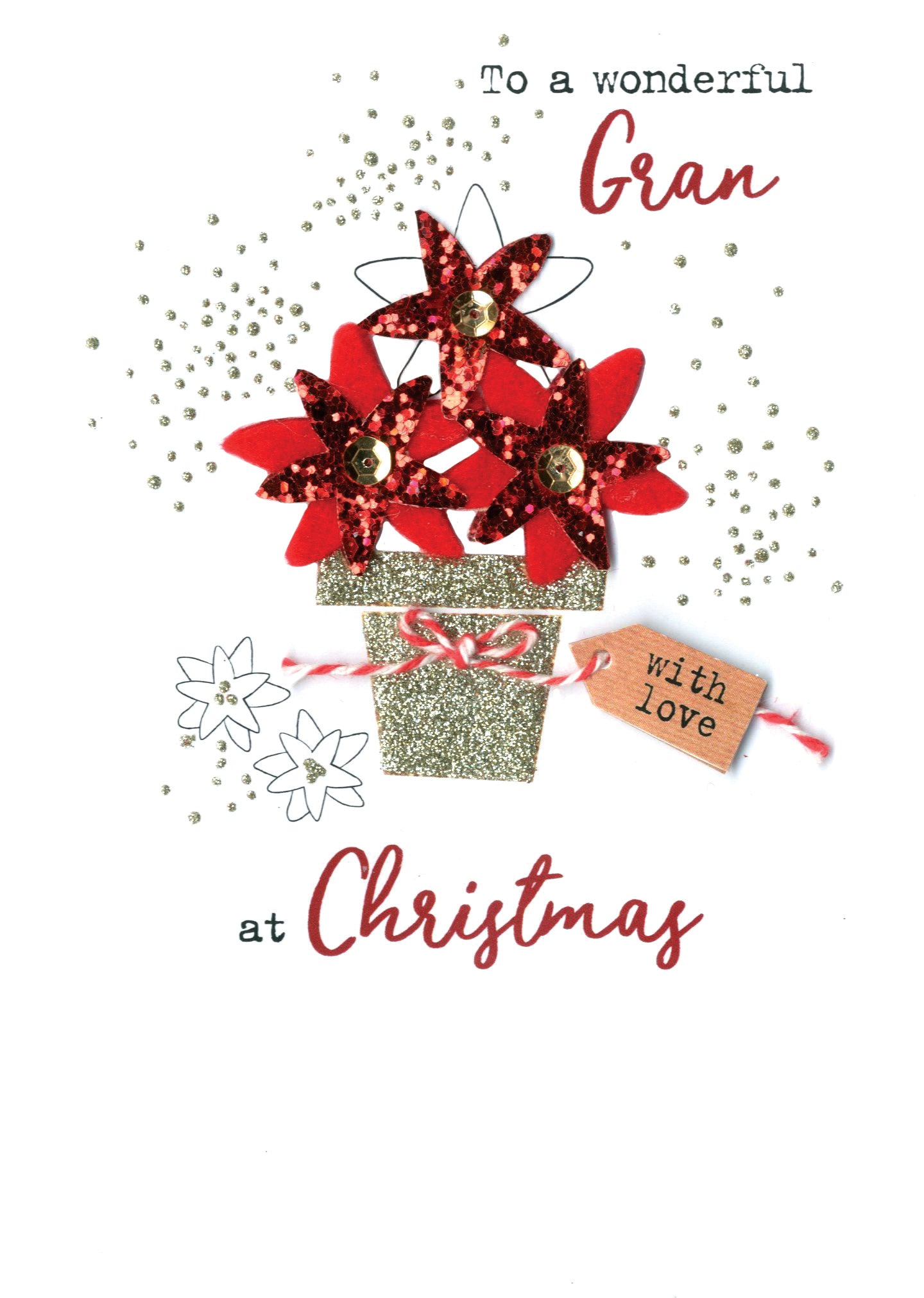Gran Irresistible Christmas Greeting Card