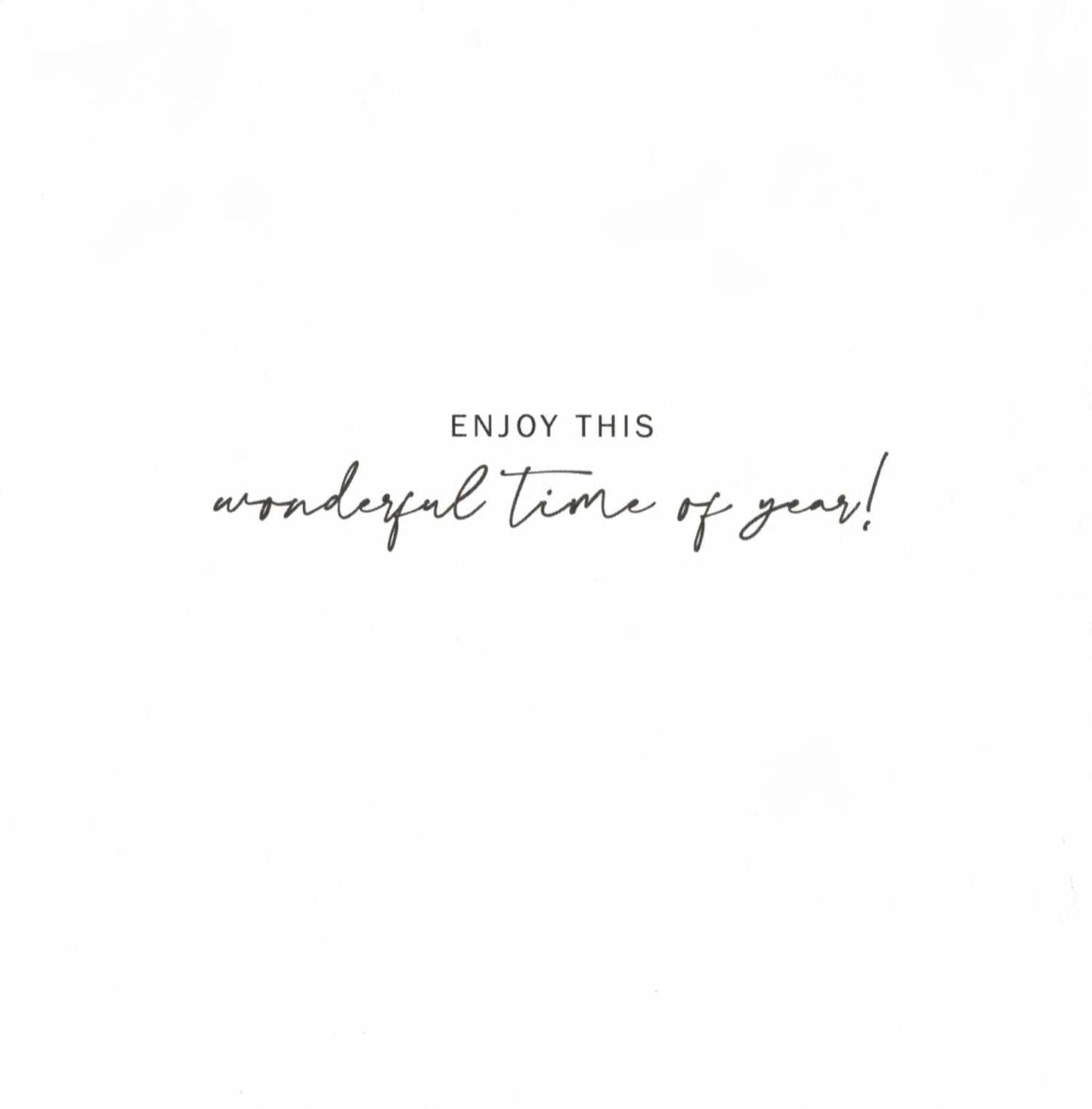 Penguin Carol Singers Luxury Hand-Finished Foiled Christmas Card