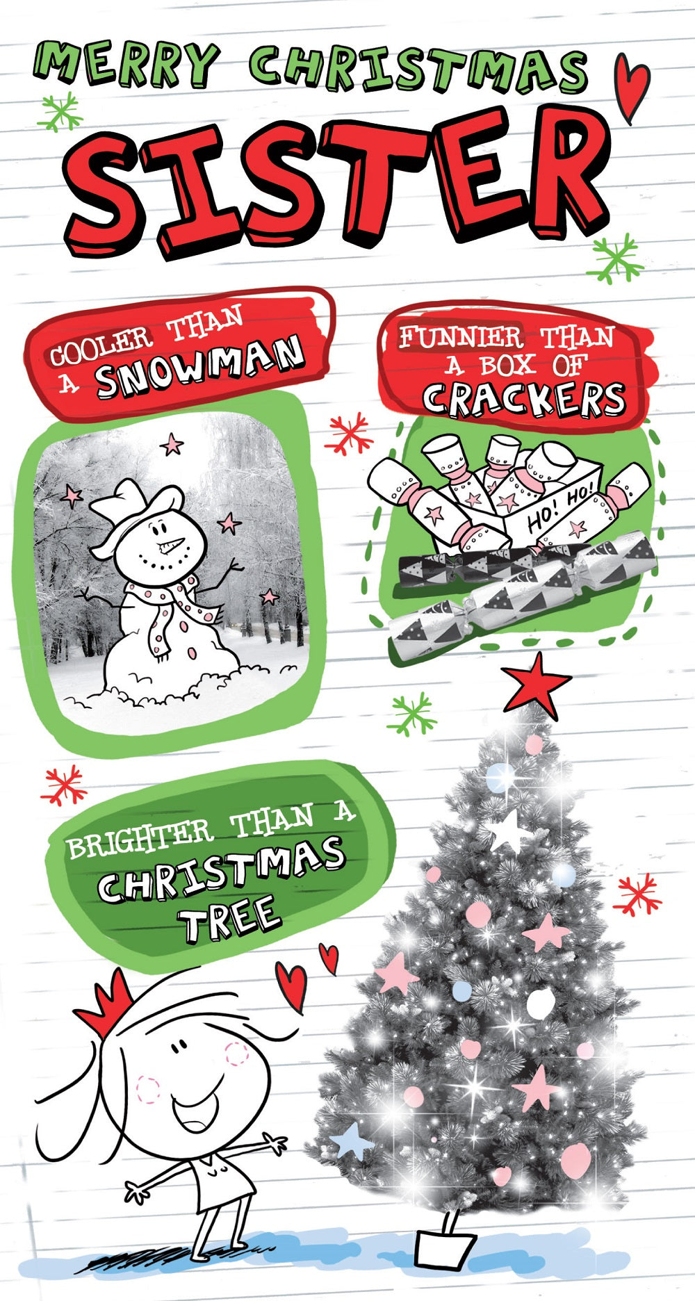 Merry Christmas Sister Memes Funny Sister Christmas Cards Xmas Card