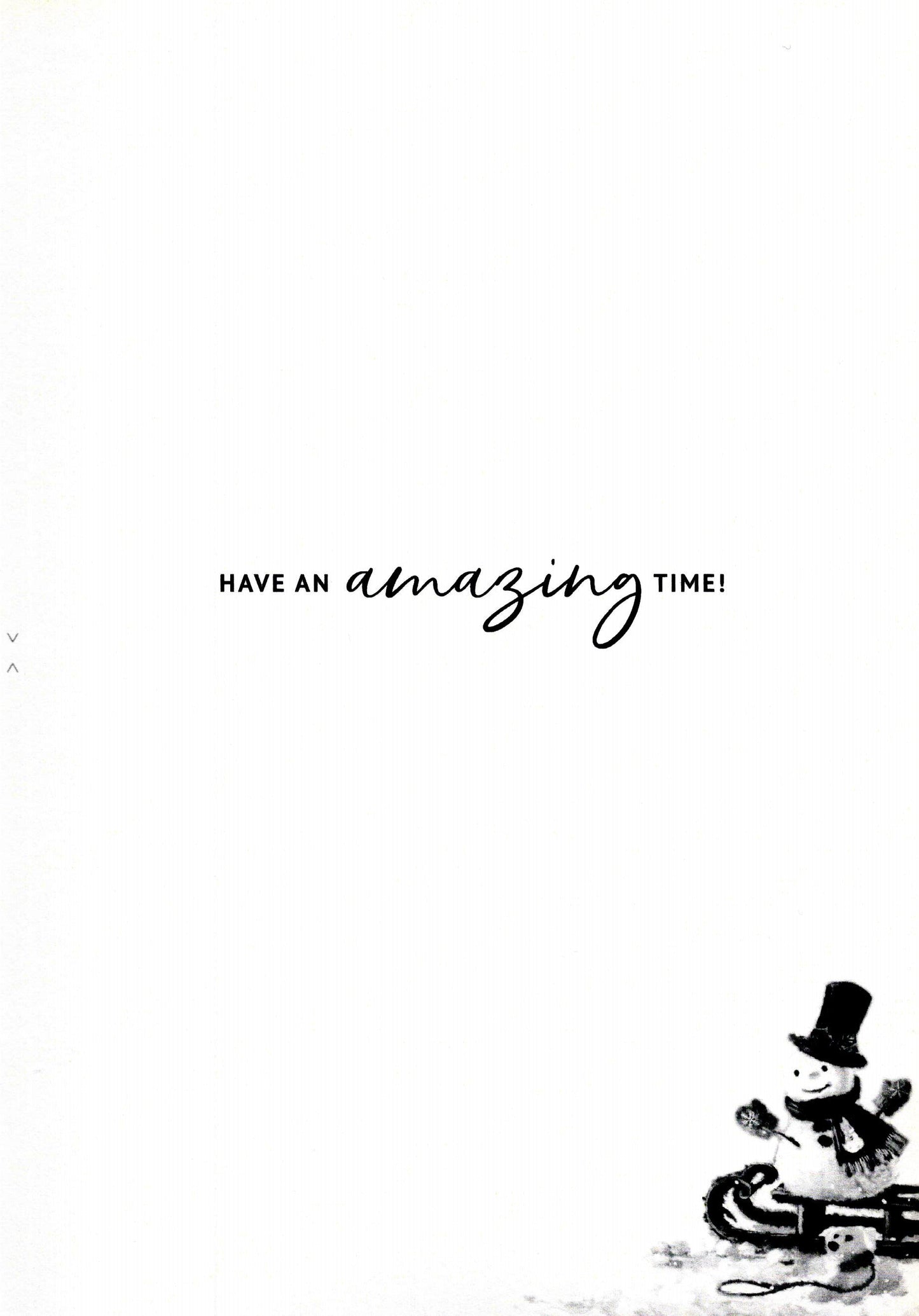 Personalised Sam Singing Musical Christmas Card