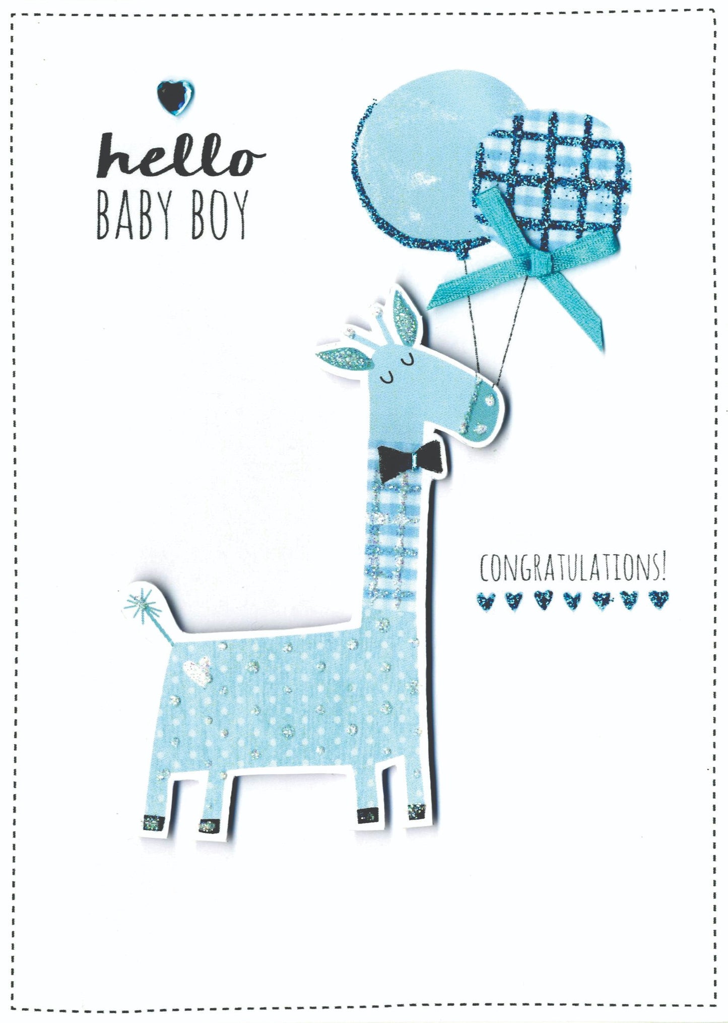 Baby Boy Congratulations New Baby Greeting Card
