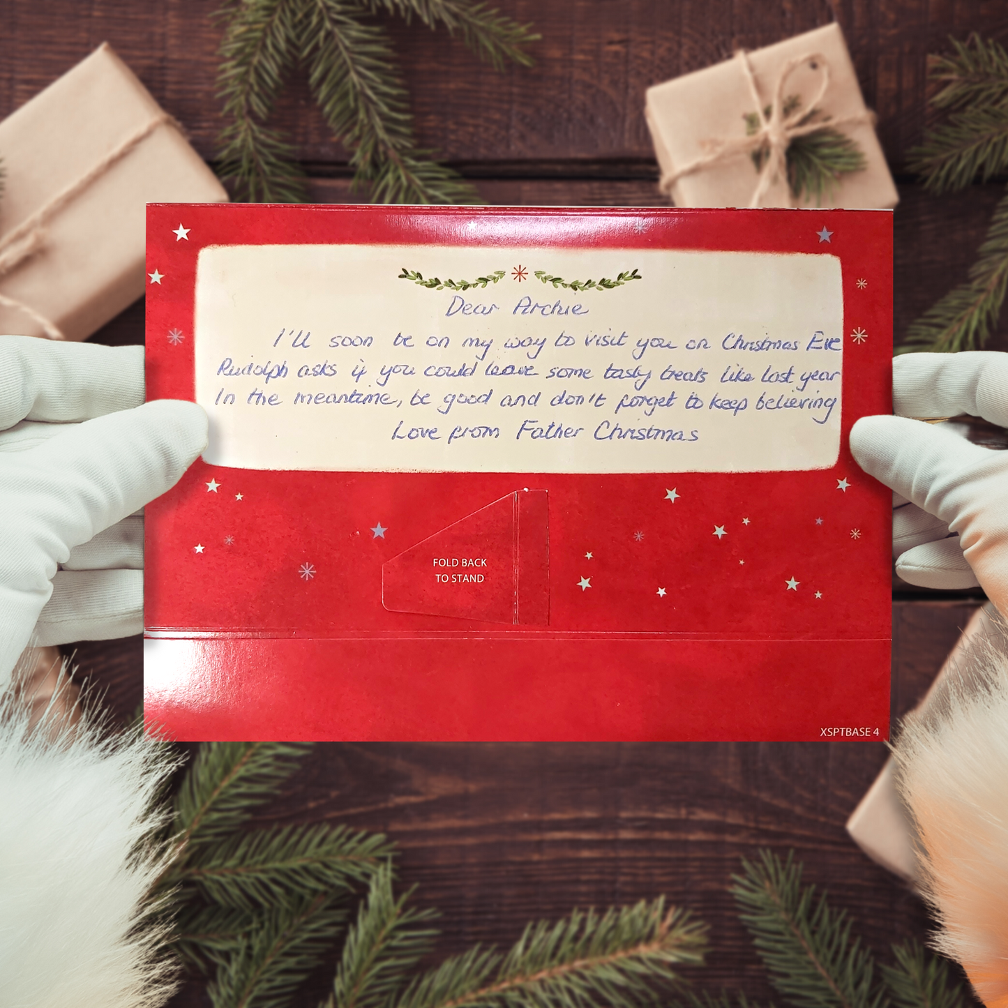 Letter From Santa - Send a child a Handwritten Pop Up Christmas Card from Santa - Add Your Message, We Write & Post Direct