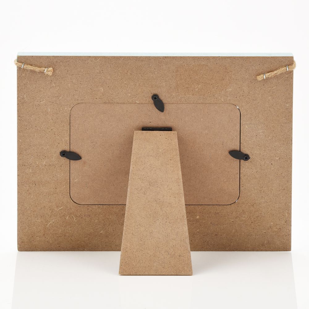 Dad Photo Frame Wooden Bunting Love Life 6" X 4" Photo Frame