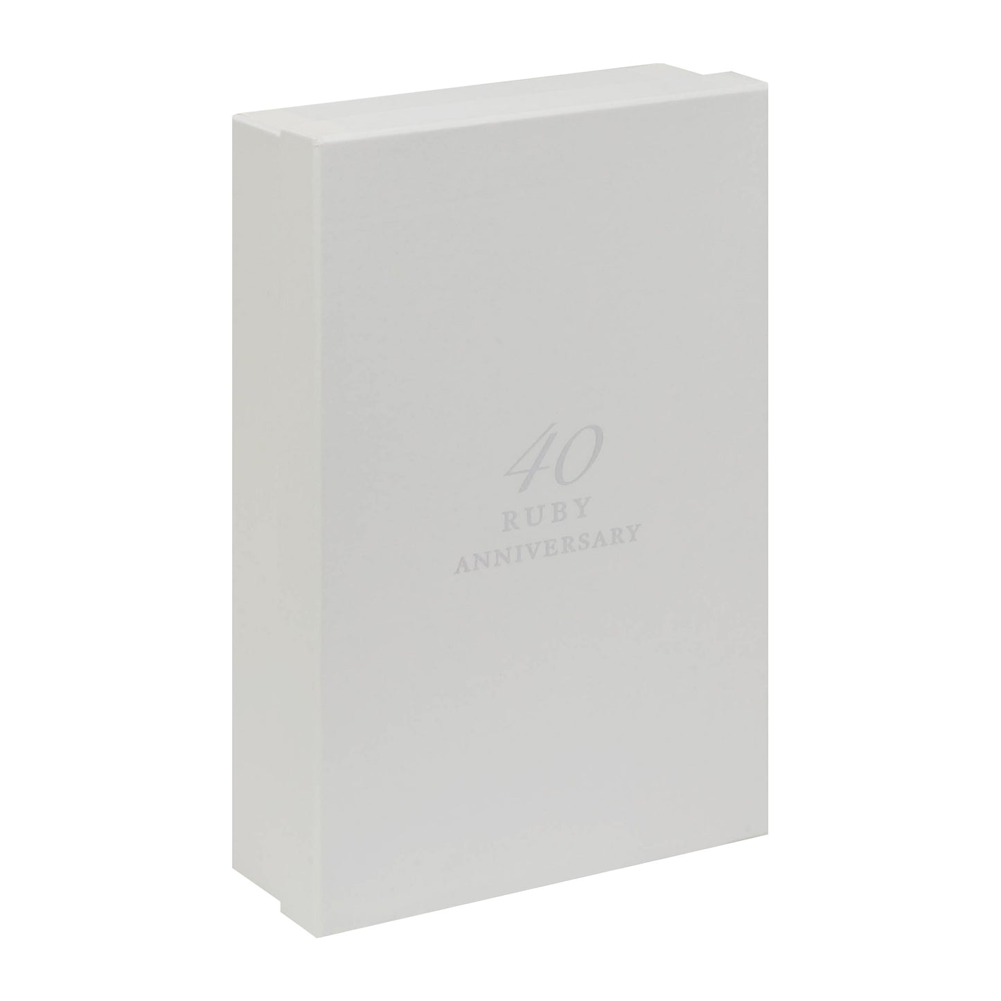 Ruby 40th Wedding Anniversary Flute Glasses In Gift Box