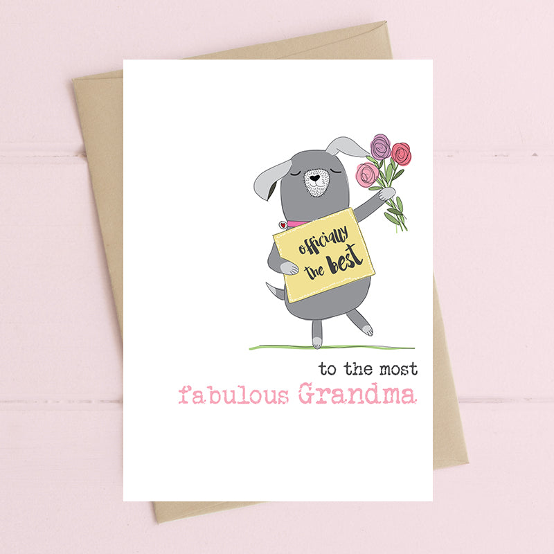 The Most Fabulous Grandma Greeting Card