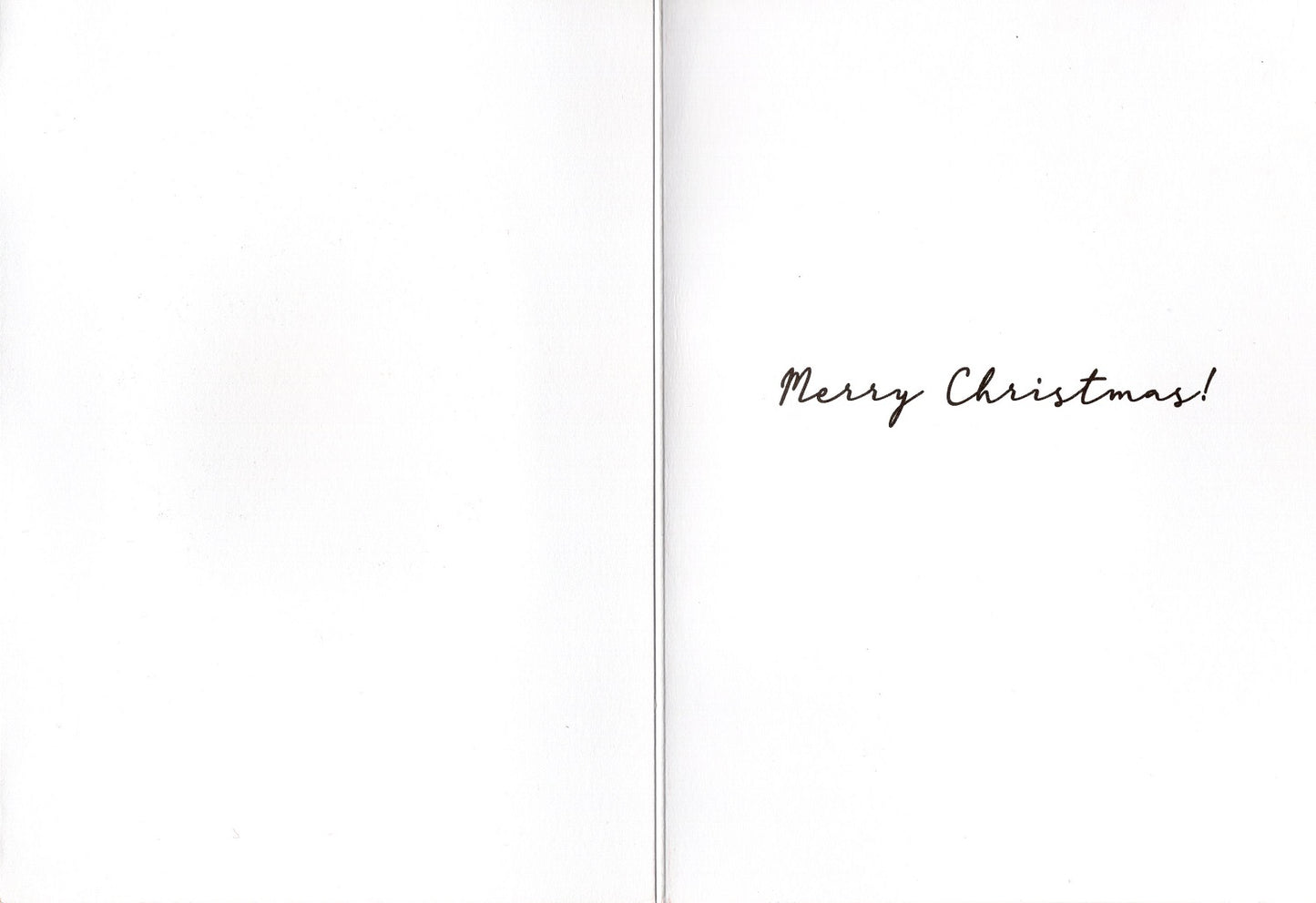 Festive Snow Globe Let It Snow Hand-Finished Foiled Christmas Card