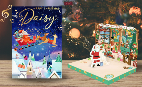 Love Kates>Christmas>Christmas Cards>Musical Christmas Cards
