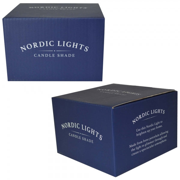 Nordic Lights Loveliest Auntie Bone Porcelain Candle Shade