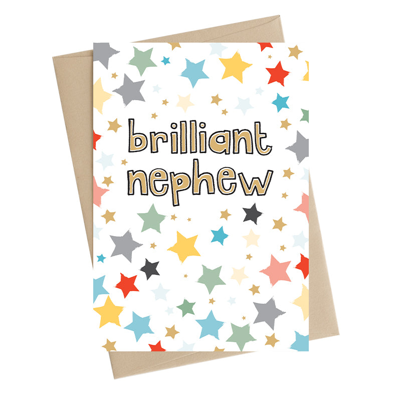 Brilliant Nephew Greeting Card