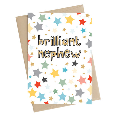 Brilliant Nephew Greeting Card