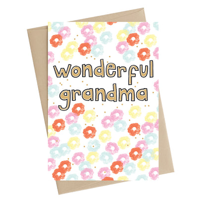 Wonderful Grandma Greeting Card