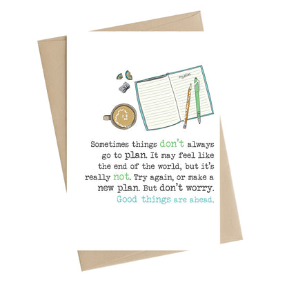 Good Things Are Ahead Greeting Card