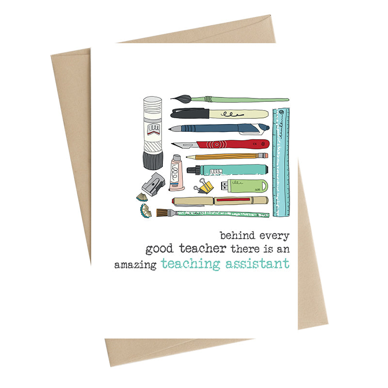 Amazing Teaching Assistant Greeting Card