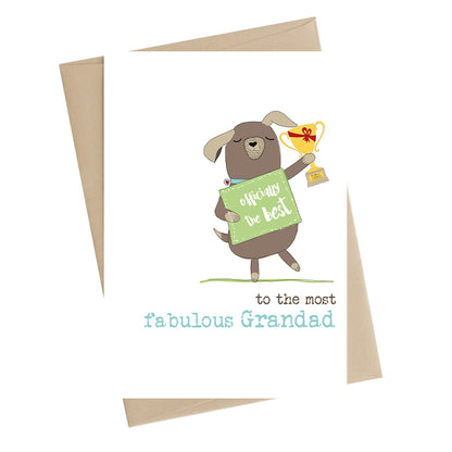 The Most Fabulous Grandad Greeting Card