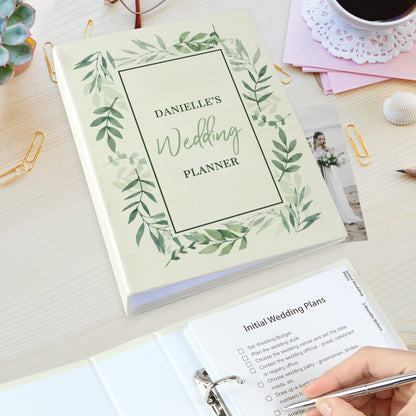 Personalised Botanical Wedding Planner - Personalise It!