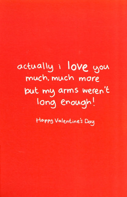 Boyfriend Hamster Wobbly Eyes Valentine's Day Card